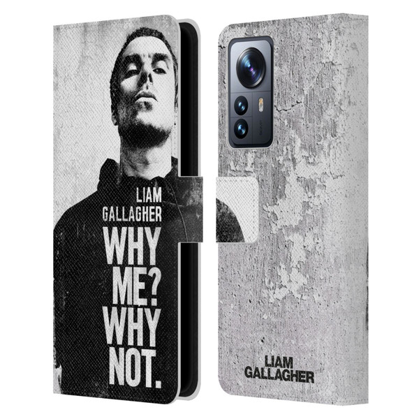 Liam Gallagher Graphics Why Me Leather Book Wallet Case Cover For Xiaomi 12 Pro