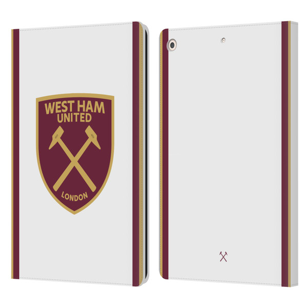 West Ham United FC 2024/25 Crest Kit Third Leather Book Wallet Case Cover For Apple iPad 10.2 2019/2020/2021 West Ham United FC 2024/25 Crest Kit Third Leather Book Wallet Case Cover For Apple iPad 10.2 2019/2020/2021