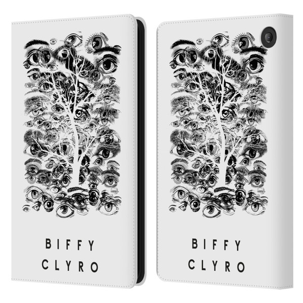 Biffy Clyro Graphics Eyes Leather Book Wallet Case Cover For Amazon Fire 7 2022