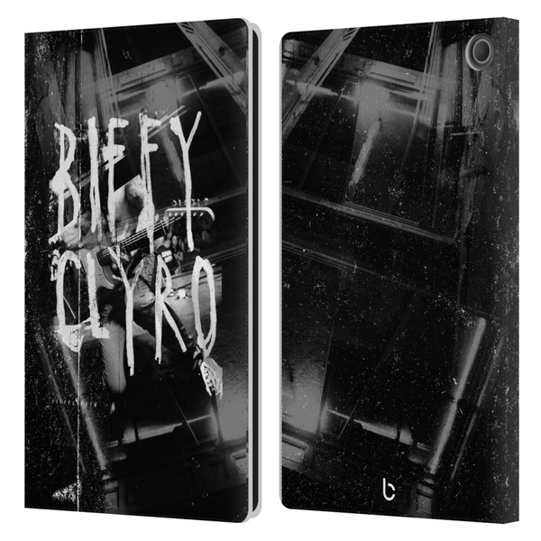 Biffy Clyro Graphics Black White Leather Book Wallet Case Cover For Amazon Fire Max 11 2023