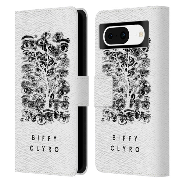 Biffy Clyro Graphics Eyes Leather Book Wallet Case Cover For Google Pixel 8