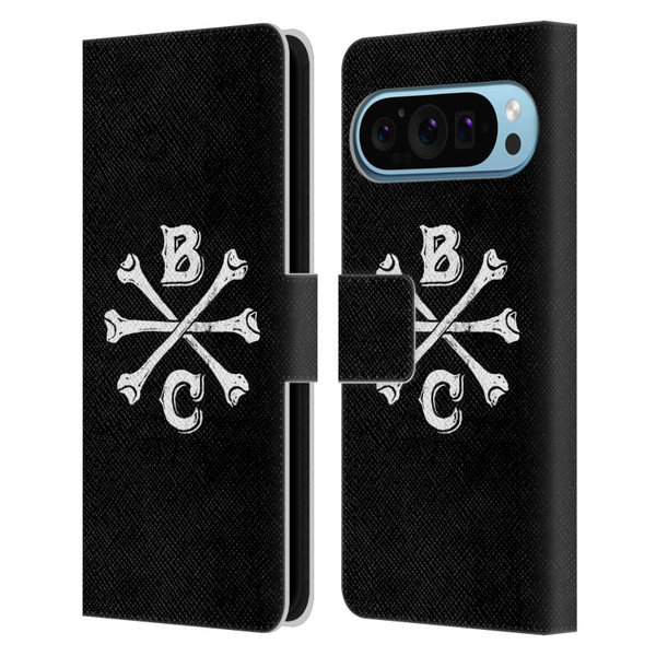 Biffy Clyro Graphics Bones Logo Leather Book Wallet Case Cover For Google Pixel 9 / Pixel 9 Pro