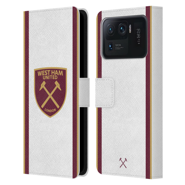 West Ham United FC 2024/25 Crest Kit Third Leather Book Wallet Case Cover For Xiaomi Mi 11 Ultra West Ham United FC 2024/25 Crest Kit Third Leather Book Wallet Case Cover For Xiaomi Mi 11 Ultra