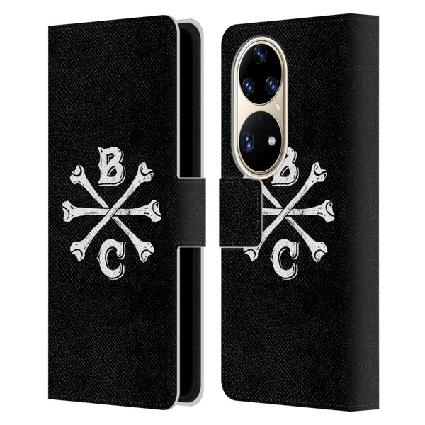 Biffy Clyro Graphics Bones Logo Leather Book Wallet Case Cover For Huawei P50 Pro