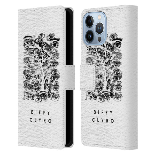 Biffy Clyro Graphics Eyes Leather Book Wallet Case Cover For Apple iPhone 13 Pro Max