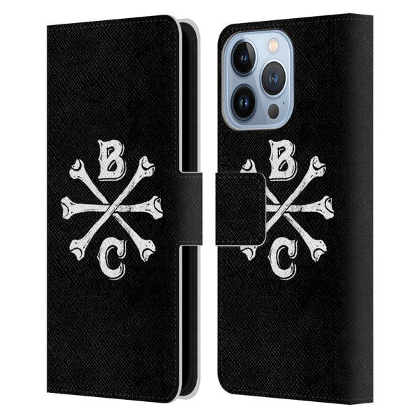 Biffy Clyro Graphics Bones Logo Leather Book Wallet Case Cover For Apple iPhone 13 Pro