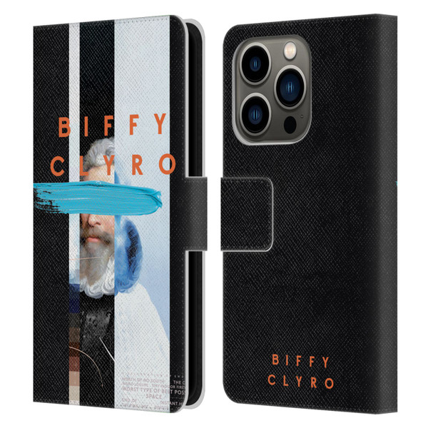 Biffy Clyro Graphics A Celebration Of Endings Album Leather Book Wallet Case Cover For Apple iPhone 14 Pro