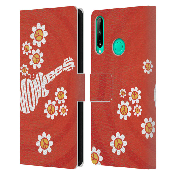 The Monkees Graphics Pattern In Red Leather Book Wallet Case Cover For Huawei P40 lite E