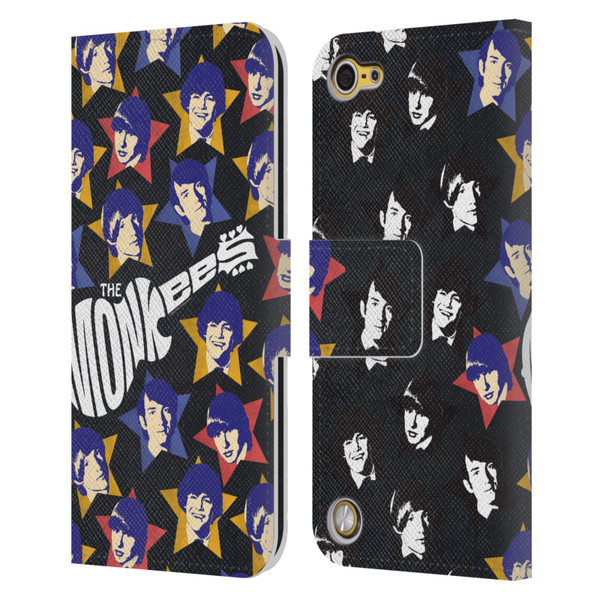 The Monkees Graphics Band Members Leather Book Wallet Case Cover For Apple iPod Touch 5G 5th Gen