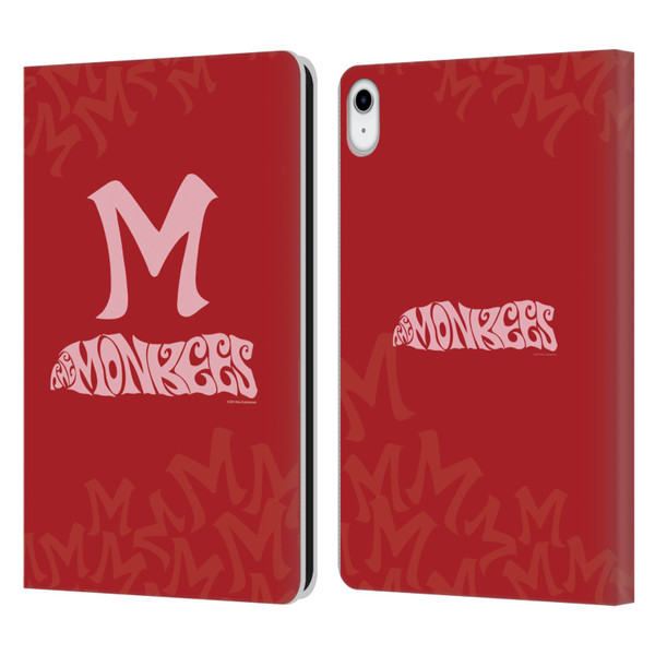 The Monkees Graphics Logotype Leather Book Wallet Case Cover For Apple iPad 10.9 (2022)