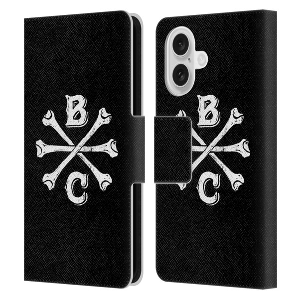 Biffy Clyro Graphics Bones Logo Leather Book Wallet Case Cover For Apple iPhone 16