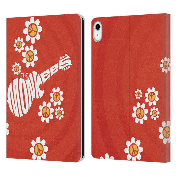 The Monkees Graphics Pattern In Red Leather Book Wallet Case Cover For Apple iPad 10.9 2022/2025