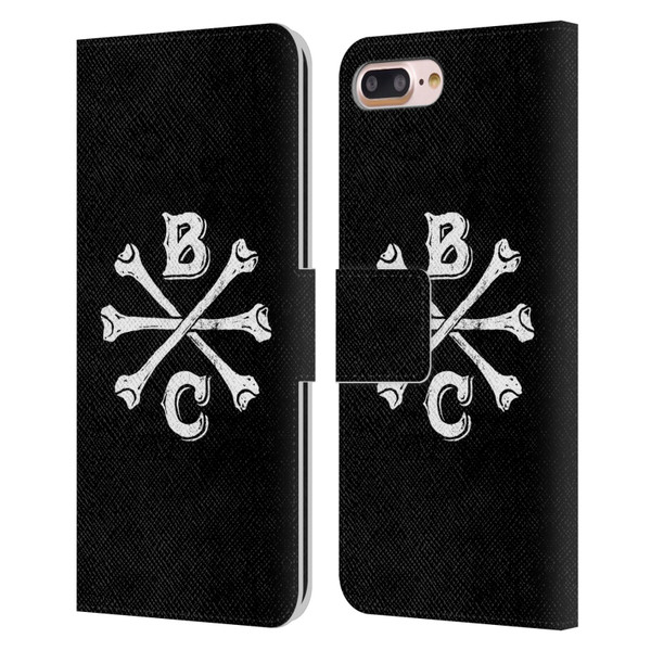 Biffy Clyro Graphics Bones Logo Leather Book Wallet Case Cover For Apple iPhone 7 Plus / iPhone 8 Plus