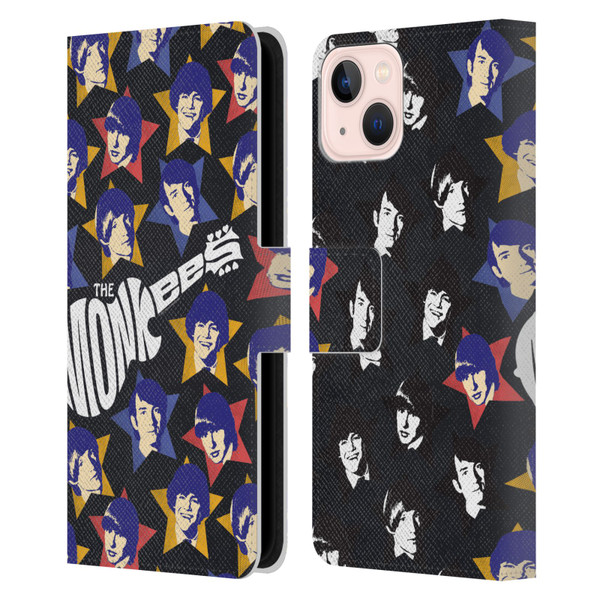 The Monkees Graphics Band Members Leather Book Wallet Case Cover For Apple iPhone 13