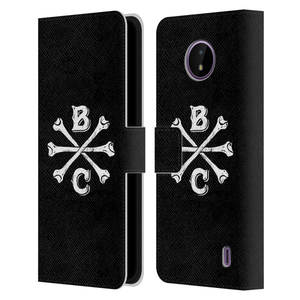 Biffy Clyro Graphics Bones Logo Leather Book Wallet Case Cover For Nokia C10 / C20