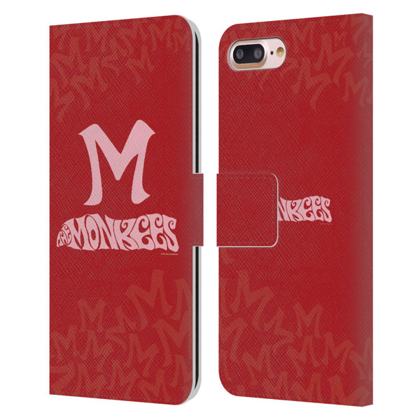 The Monkees Graphics Logotype Leather Book Wallet Case Cover For Apple iPhone 7 Plus / iPhone 8 Plus