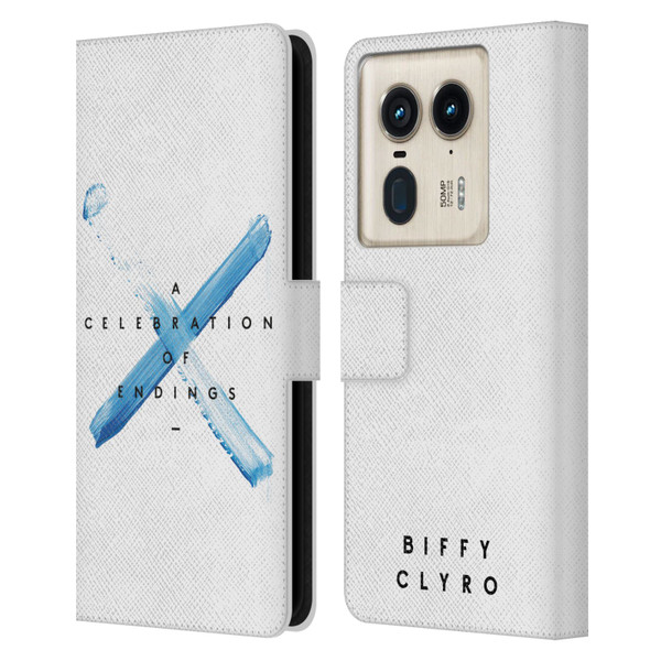 Biffy Clyro Graphics A Celebration Of Endings Leather Book Wallet Case Cover For Motorola Edge 50 Ultra/X50 Ultra
