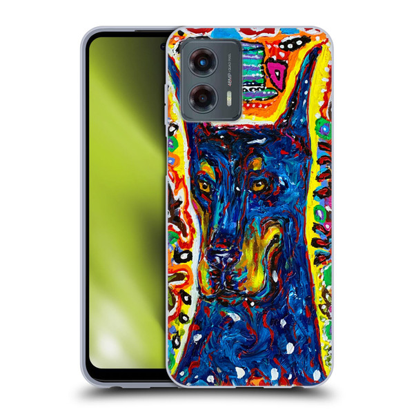 Mad Dog Art Gallery Dog 5 Doberman Soft Gel Case for Motorola Moto G (2023)