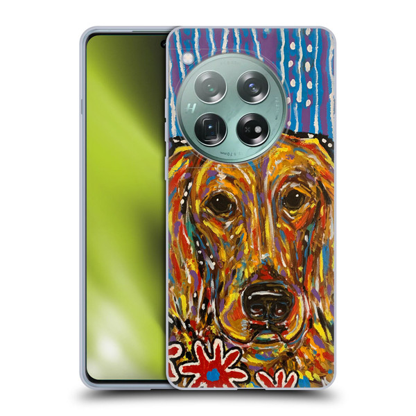 Mad Dog Art Gallery Dog 5 Golden Retriever Soft Gel Case for OnePlus 12