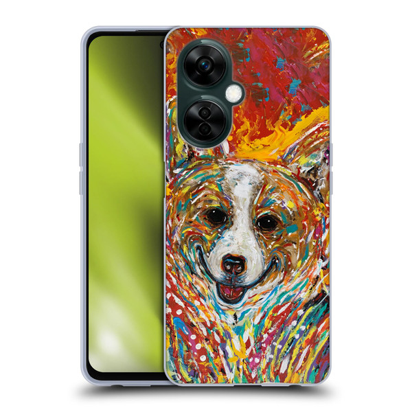 Mad Dog Art Gallery Dog 5 Corgi Soft Gel Case for OnePlus Nord N30