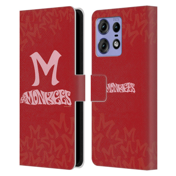 The Monkees Graphics Logotype Leather Book Wallet Case Cover For Motorola Edge 50 Pro