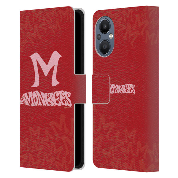 The Monkees Graphics Logotype Leather Book Wallet Case Cover For OnePlus Nord N20 5G