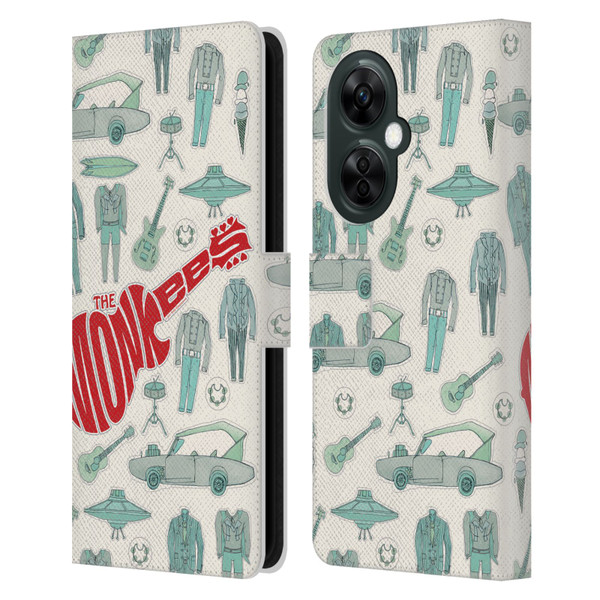 The Monkees Graphics Pattern Leather Book Wallet Case Cover For OnePlus Nord CE 3 Lite 5G
