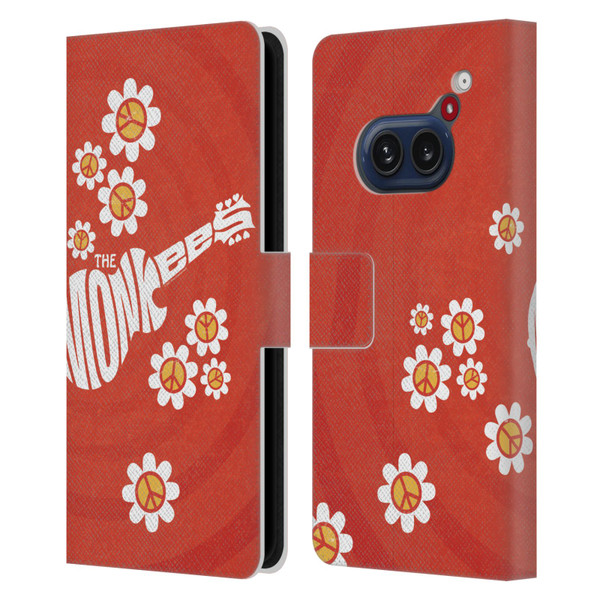 The Monkees Graphics Pattern In Red Leather Book Wallet Case Cover For Nothing Phone (2a)