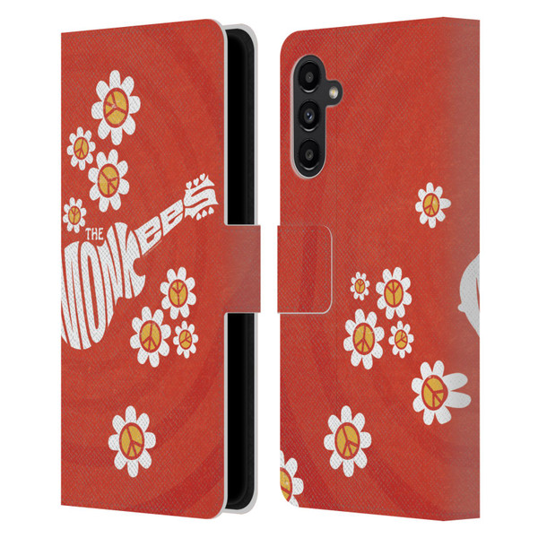 The Monkees Graphics Pattern In Red Leather Book Wallet Case Cover For Samsung Galaxy A13 5G (2021)