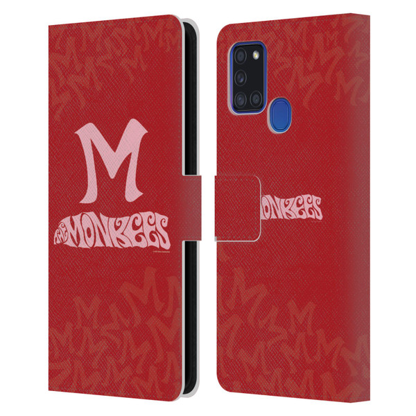 The Monkees Graphics Logotype Leather Book Wallet Case Cover For Samsung Galaxy A21s (2020)