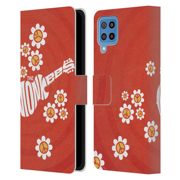 The Monkees Graphics Pattern In Red Leather Book Wallet Case Cover For Samsung Galaxy F22 (2021)