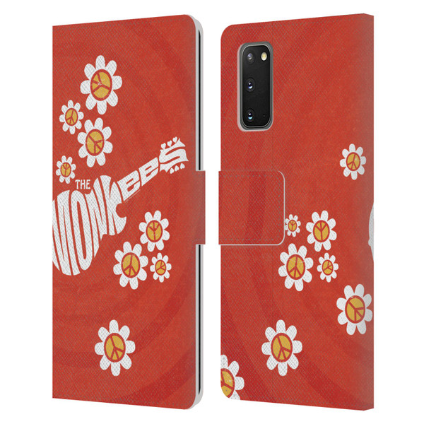 The Monkees Graphics Pattern In Red Leather Book Wallet Case Cover For Samsung Galaxy S20 / S20 5G