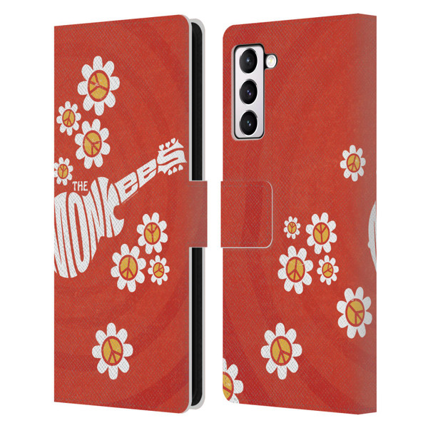 The Monkees Graphics Pattern In Red Leather Book Wallet Case Cover For Samsung Galaxy S21+ 5G