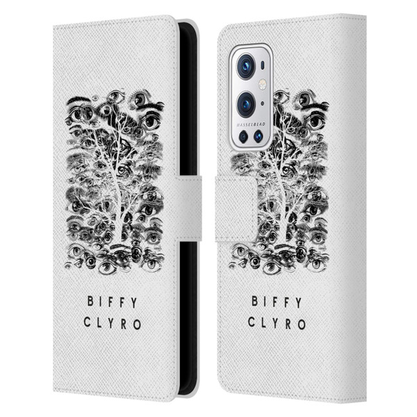 Biffy Clyro Graphics Eyes Leather Book Wallet Case Cover For OnePlus 9 Pro