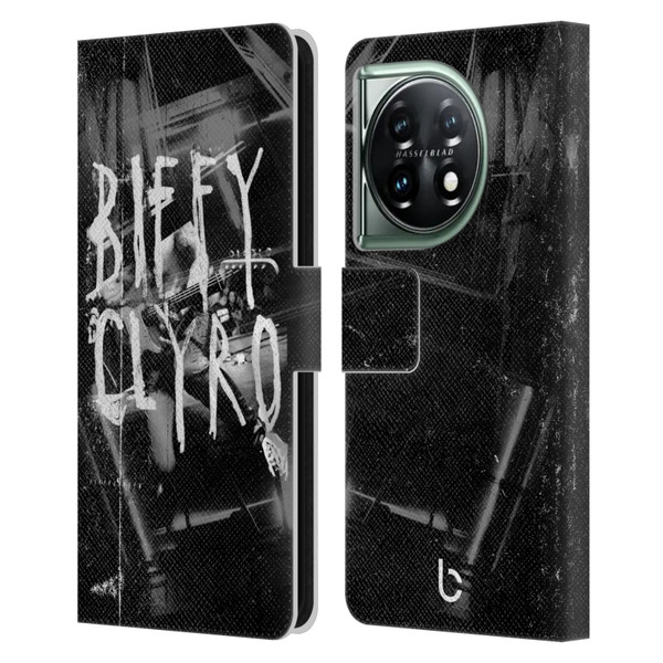 Biffy Clyro Graphics Black White Leather Book Wallet Case Cover For OnePlus 11 5G