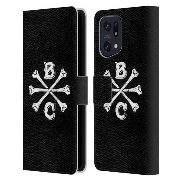 Biffy Clyro Graphics Bones Logo Leather Book Wallet Case Cover For OPPO Find X5