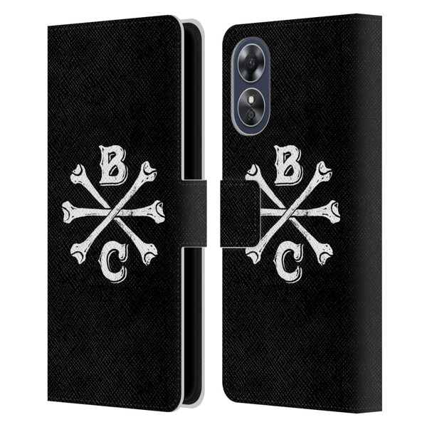 Biffy Clyro Graphics Bones Logo Leather Book Wallet Case Cover For OPPO A17