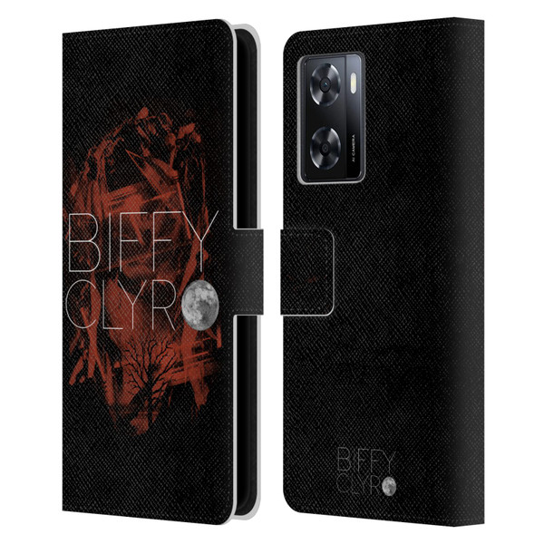 Biffy Clyro Graphics Red Leather Book Wallet Case Cover For OPPO A57s
