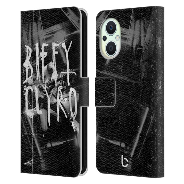Biffy Clyro Graphics Black White Leather Book Wallet Case Cover For OPPO Reno8 Lite