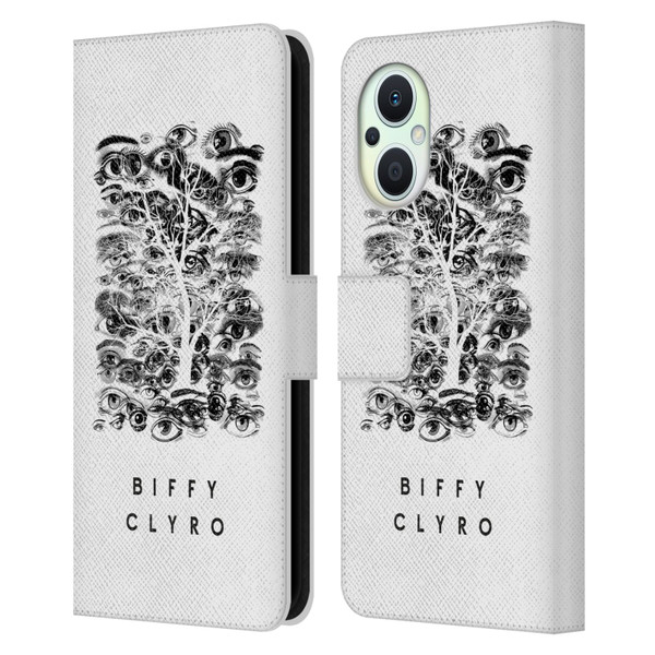 Biffy Clyro Graphics Eyes Leather Book Wallet Case Cover For OPPO Reno8 Lite