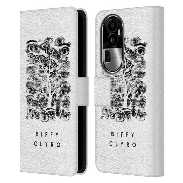 Biffy Clyro Graphics Eyes Leather Book Wallet Case Cover For OPPO Reno10 Pro+