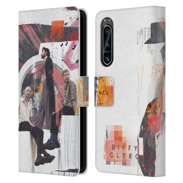Biffy Clyro Graphics Band Art Leather Book Wallet Case Cover For Sony Xperia 5 IV