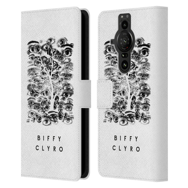 Biffy Clyro Graphics Eyes Leather Book Wallet Case Cover For Sony Xperia Pro-I