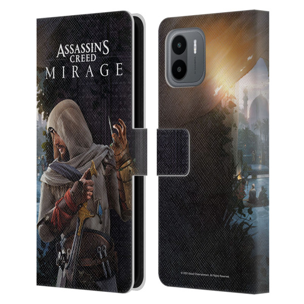 Assassin's Creed Mirage Graphics Basim Poster Leather Book Wallet Case Cover For Xiaomi Redmi A2