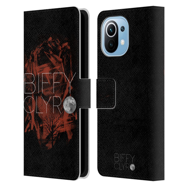 Biffy Clyro Graphics Red Leather Book Wallet Case Cover For Xiaomi Mi 11