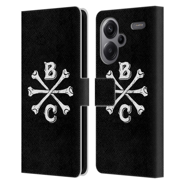 Biffy Clyro Graphics Bones Logo Leather Book Wallet Case Cover For Xiaomi Redmi Note 13 Pro Plus 5G