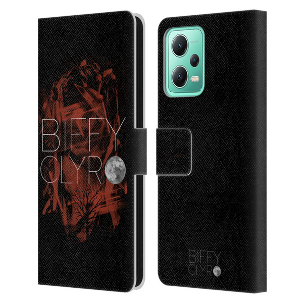 Biffy Clyro Graphics Red Leather Book Wallet Case Cover For Xiaomi Redmi Note 12 5G