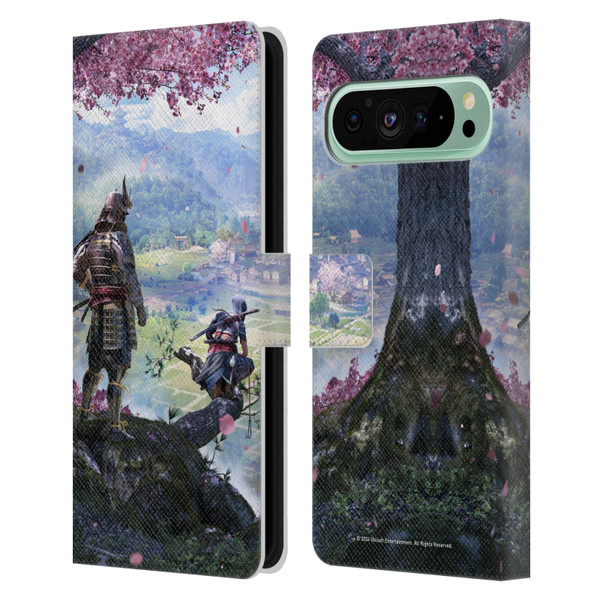 Assassin's Creed Shadows Graphics Key Art Leather Book Wallet Case Cover For Google Pixel 9 Pro XL