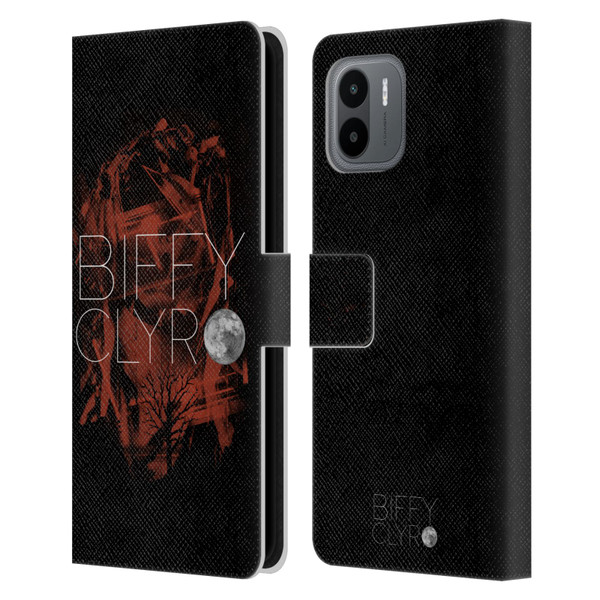Biffy Clyro Graphics Red Leather Book Wallet Case Cover For Xiaomi Redmi A2