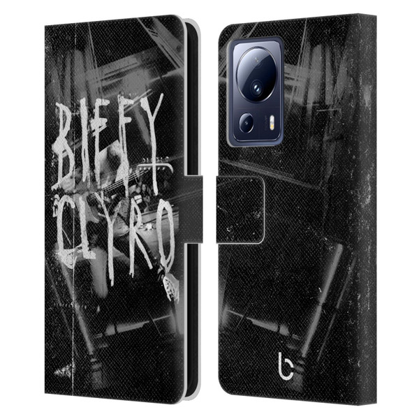 Biffy Clyro Graphics Black White Leather Book Wallet Case Cover For Xiaomi 13 Lite 5G